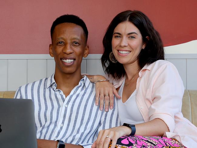 SMARTdaily cover photo - 9 FEBRUARY, 2022. Freya Hunter and partner Obakeng Mokhuane set aside specific time to talk about their finances. Picture: Toby Zerna