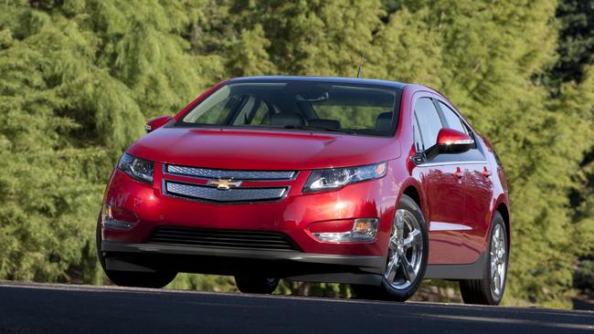 The Chevrolet Volt hybrid car. Picture: Supplied