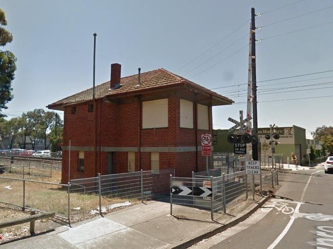 The signal box was built in 1928. Picture: Google Maps