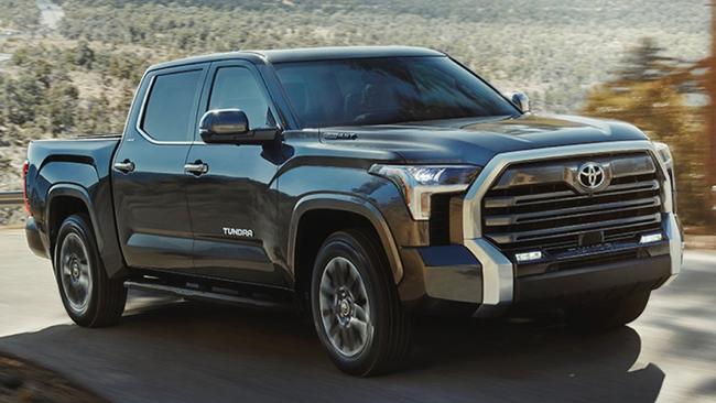 Toyota will evaluate the giant Tundra pick-up for the local market. Picture: Supplied.