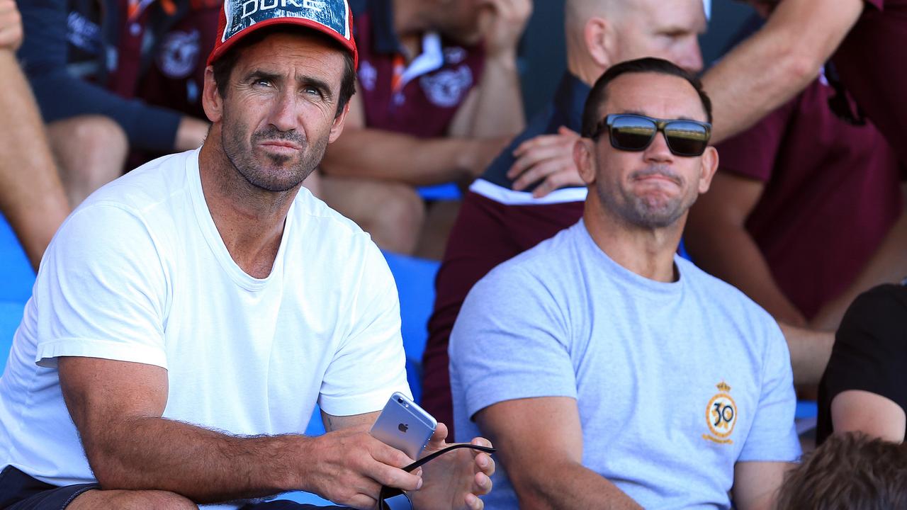 Brothers Andrew (left) and Matthew Johns are keen to coach Samoa.