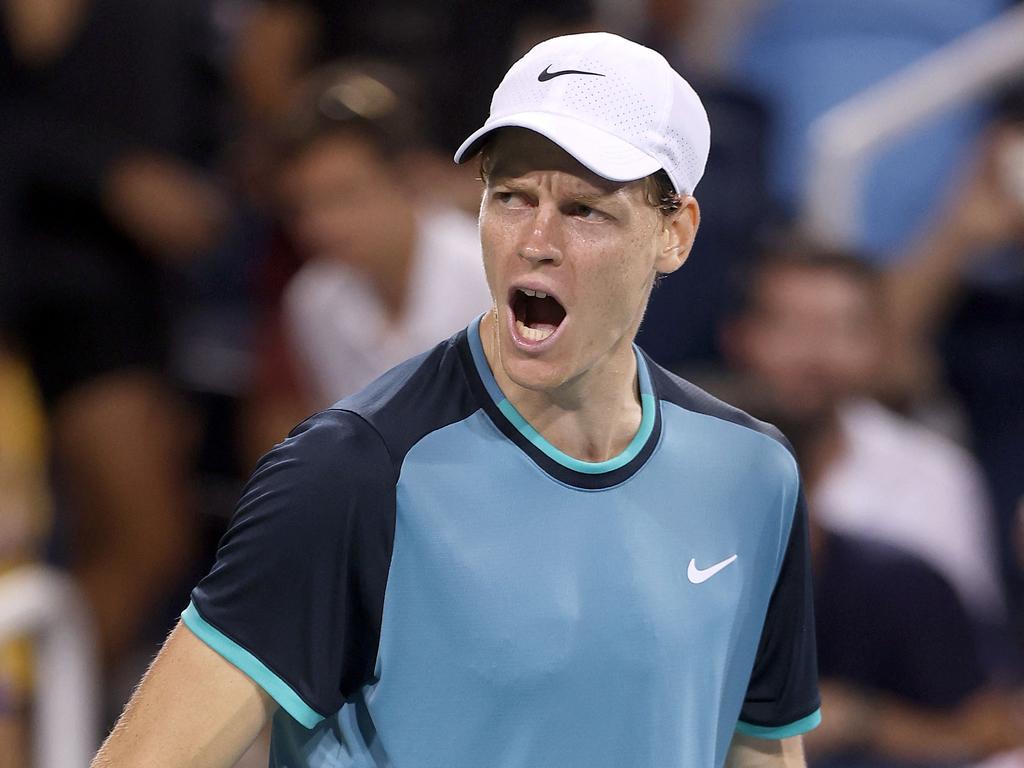 World number one tennis star Jannik Sinner tested positive to a banned steroid earlier this year, but won’t serve a ban. Picture: Matthew Stockman / Gerry Images via AFP