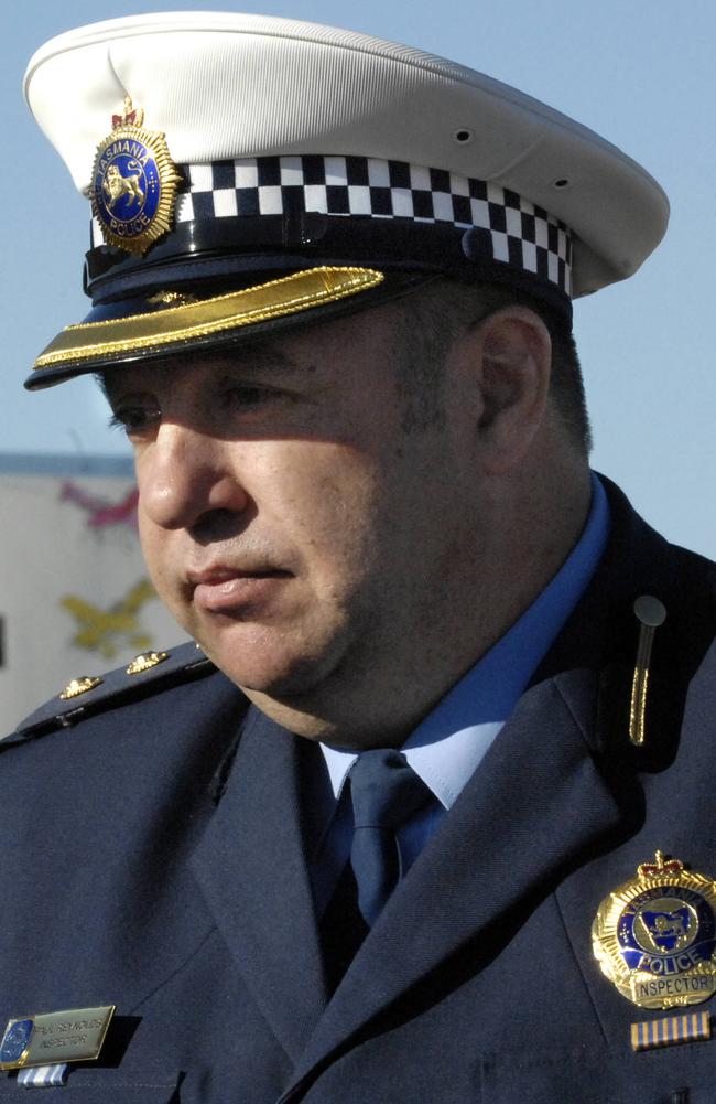 Inspector Paul Reynolds of Tasmania Police.