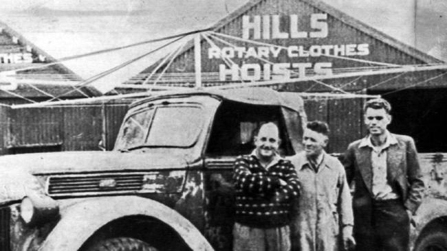 Company founder Lance Hill’s clothes hoist became a symbol of Australian home ownership in the 1950s.