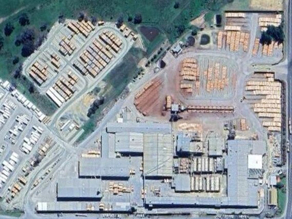 AKD Softwoods’ Tumut facility. Picture: Google Maps