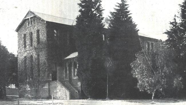 The school in the early days.