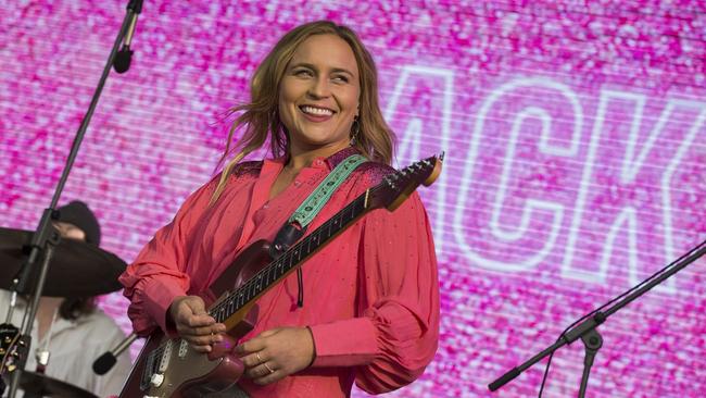 Jack River performing at Groovin The Moo in 2019.