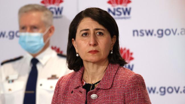 NSW Premier Gladys Berejiklian is trying to change the Covid conversation. Picture: NCA NewsWire/Dylan Coker