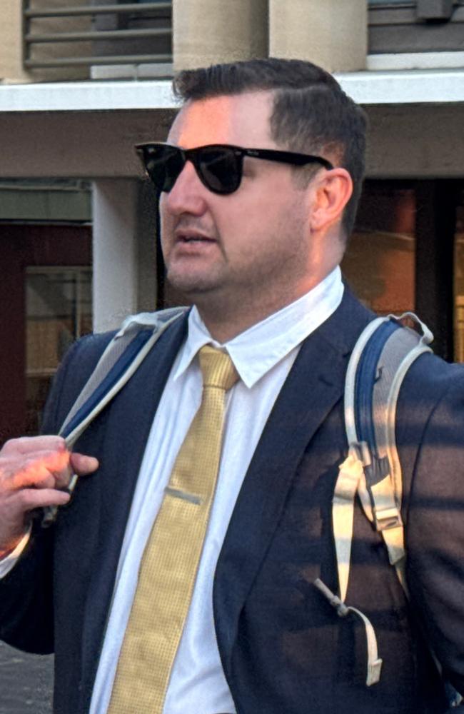 Keith Eshman leaving Wollongong District Court on Tuesday. Picture: Dylan Arvela