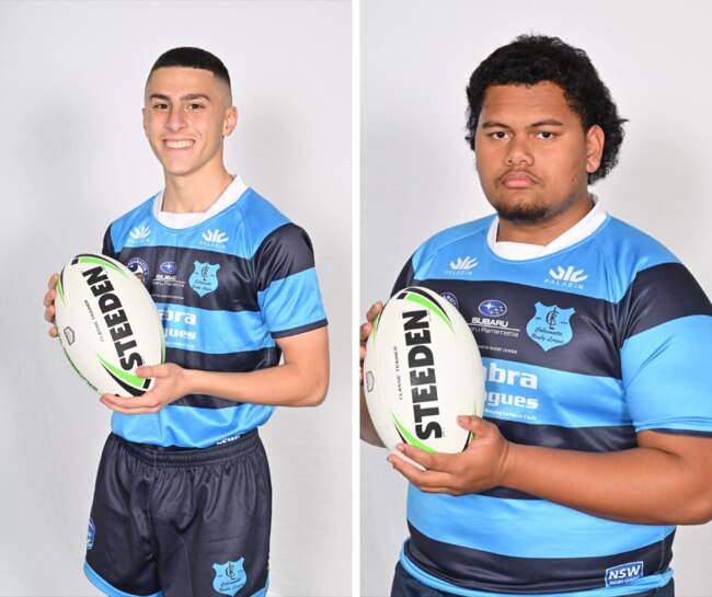 Conor Tsivitis and Feleti Tohi of Cabramatta. Pictures: Sports Infocus