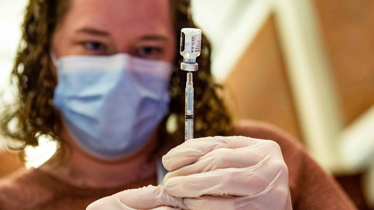 Pfizer and BioNTech have launched a clinical trial for an Omicron-specific vaccine. Picture: Joseph Prezioso/AFP