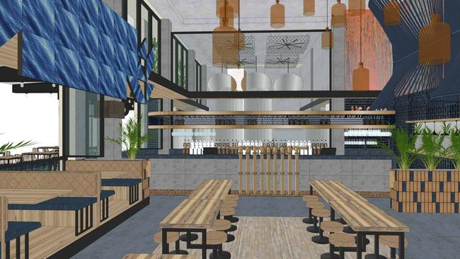 The microbrewery will offer beer made on-site. Picture: Supplied