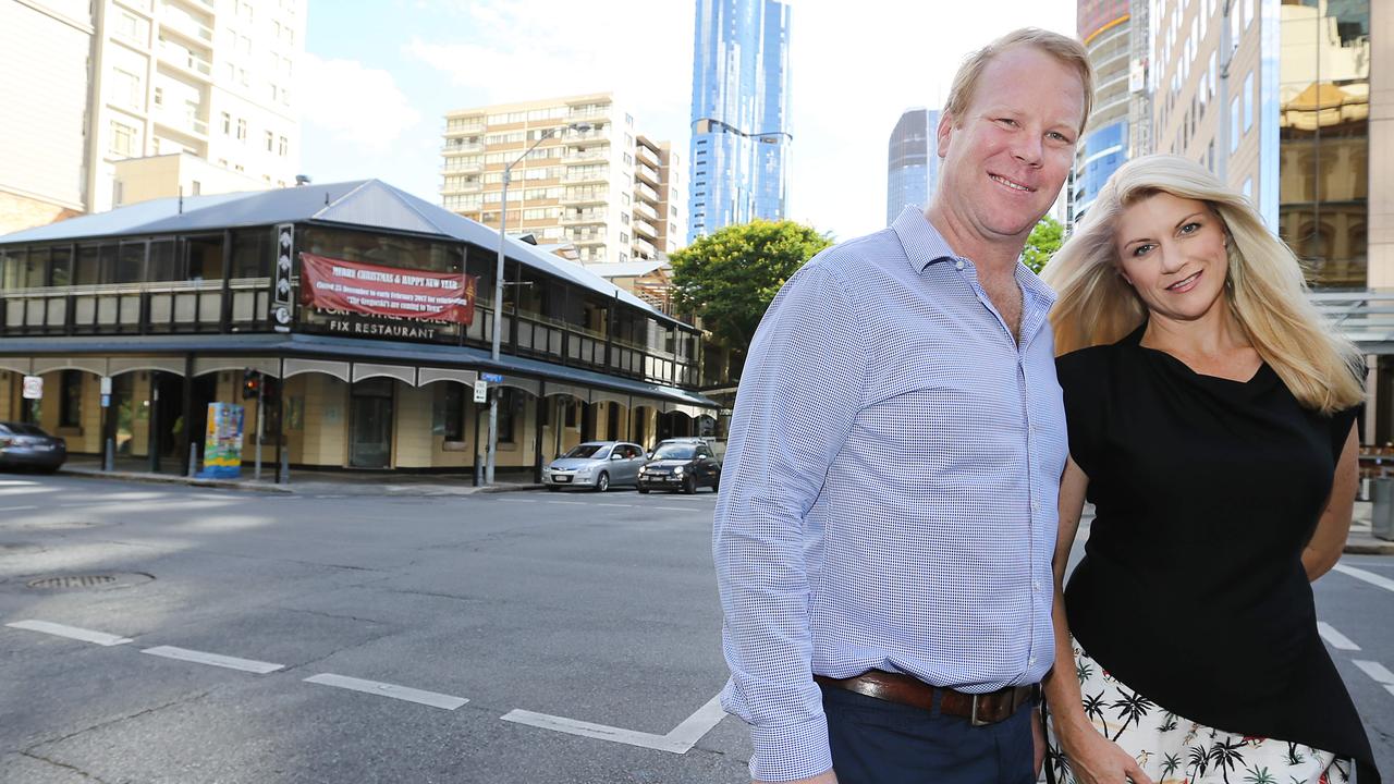 Nick and Meagan Gregorski and their Port Office Hotel in the CBD.