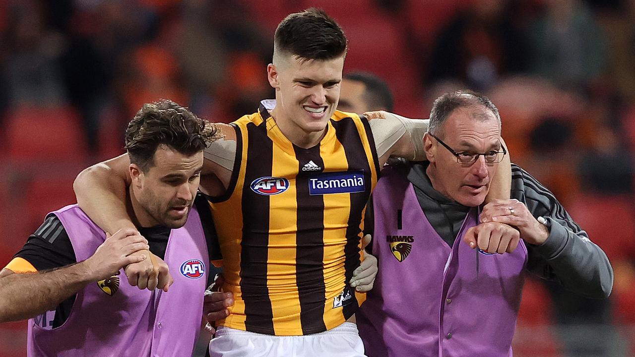 Hawthorn says Mitch Lewis being hurt was an accident.