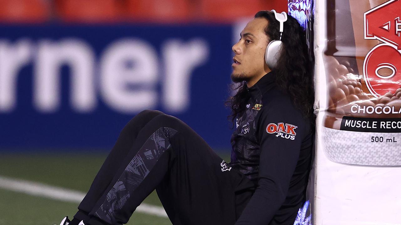 Jarome Luai is preparing for his final home game before he leaves the Panthers. Picture: Matt Blyth/Getty Images