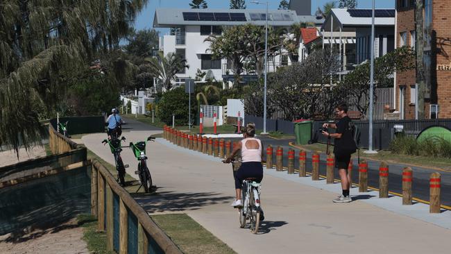 Gold Coast City Council projects on the southern end of the Gold Coast. Oceanway project between Wagawn St and Elizabeth St Tugun. Picture Glenn Hampson