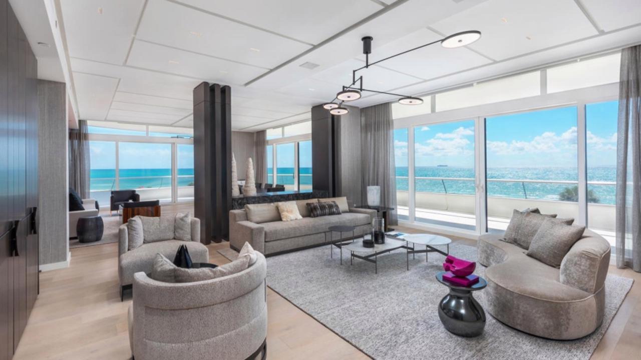 The Miami apartment Kanye bought Kim.