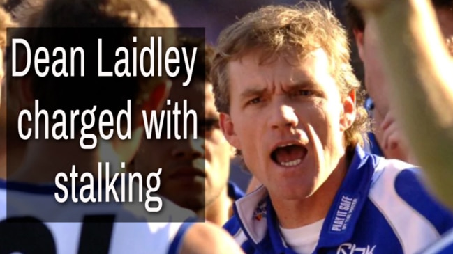 Dean Laidley charged with stalking