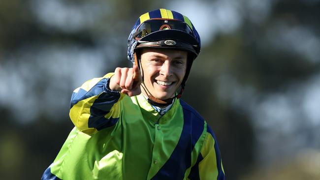 Dylan Gibbons says winning a Group 1 for trainer Kris Lees has been a goal. Picture: Jason McCawley/Getty Images