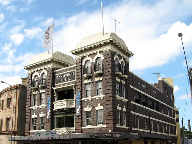 The Lansdowne Hotel,  2 - 6 City Rd, Chippendale NSW 2008. Supplied