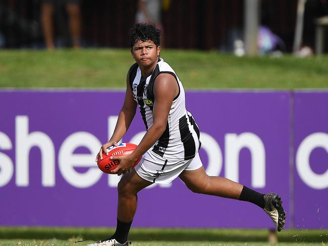 Waylon Davey was named a Rising Star nominee in the NT News. Picture: Felicity Elliott / AFLNT Media