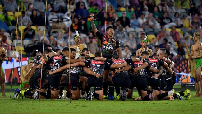 The Indigenous All Stars will meet the Maori All Stars at CommBank Stadium on February 12. Picture: Evan Morgan