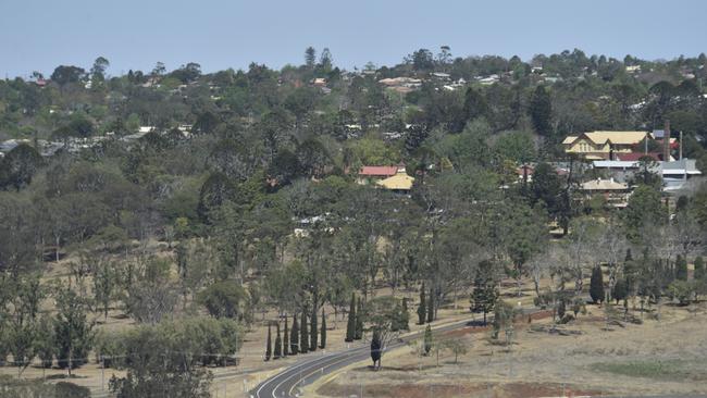 Toowoomba view from New England Highway. September 2019