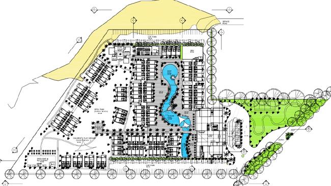 Sketch of the proposed development at Anna Bay. Credit: LMG