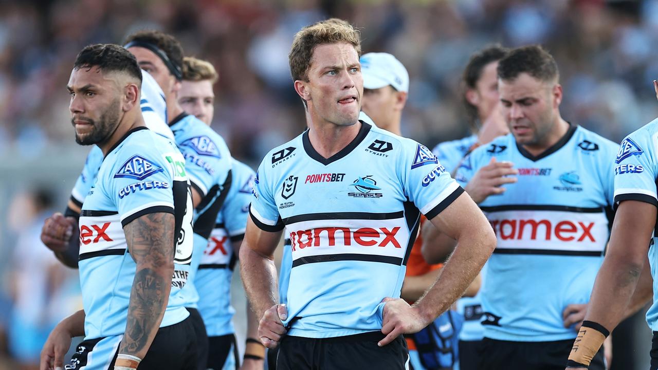 Moylan shines for Sharks and Titans stuck in the cellar | The Australian