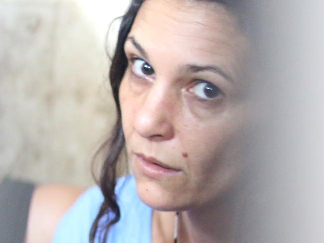 BALI 23 SEPTEMBER 2016 .. Sara Connor pictured in a jholding cell at Denpasar Police Station today before being interviewd by police. Picture: Lukman S. Bintoro