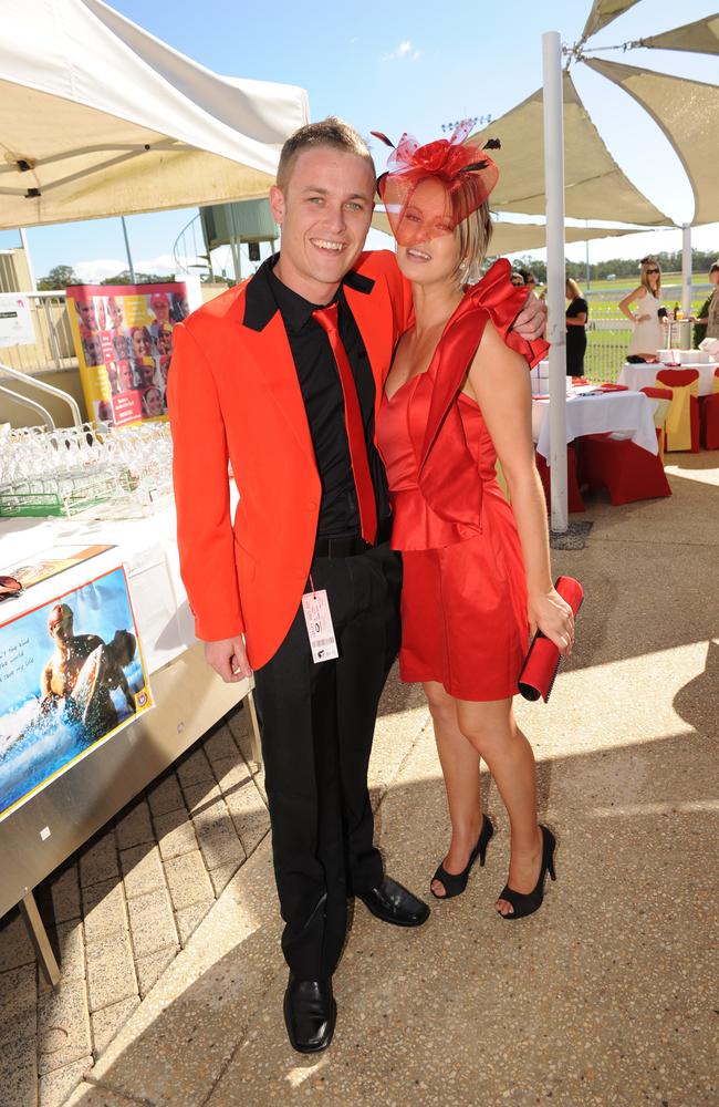 Shane Nipperess and Tracey Hamilton in 2011. Picture: Che Chapman