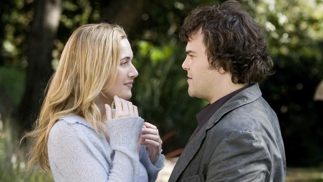 Kate Winslet and Jack Black in The Holiday.