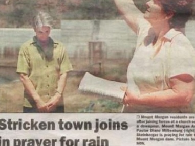 2000 Morning Bulletin story about My Morgan rainfall