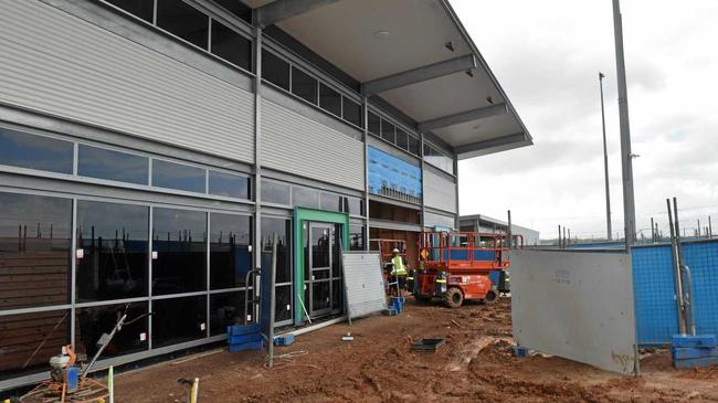 The exterior of the new departure lounge at the Whitsunday Coast Airport. Picture: Georgia Simpson