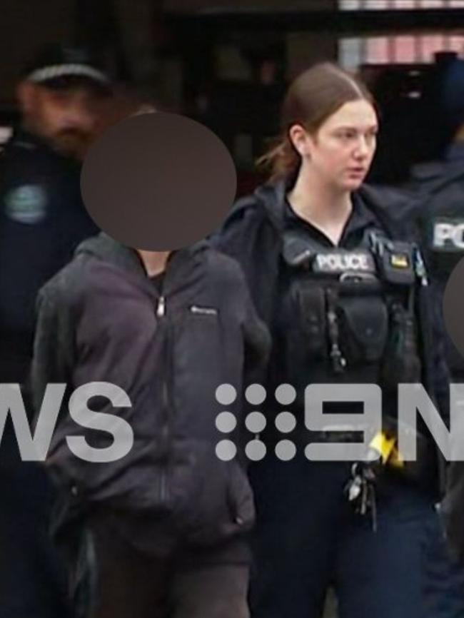 Police have arrested six youths following a disturbance outside Arndale Shopping Centre this afternoon. Picture: 9 News