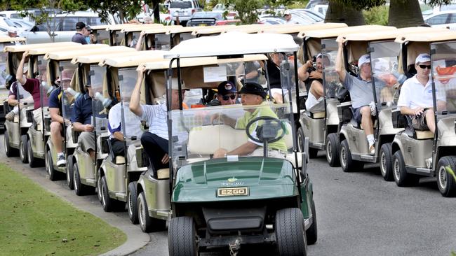 Charity golf day at North Lakes in 2010.