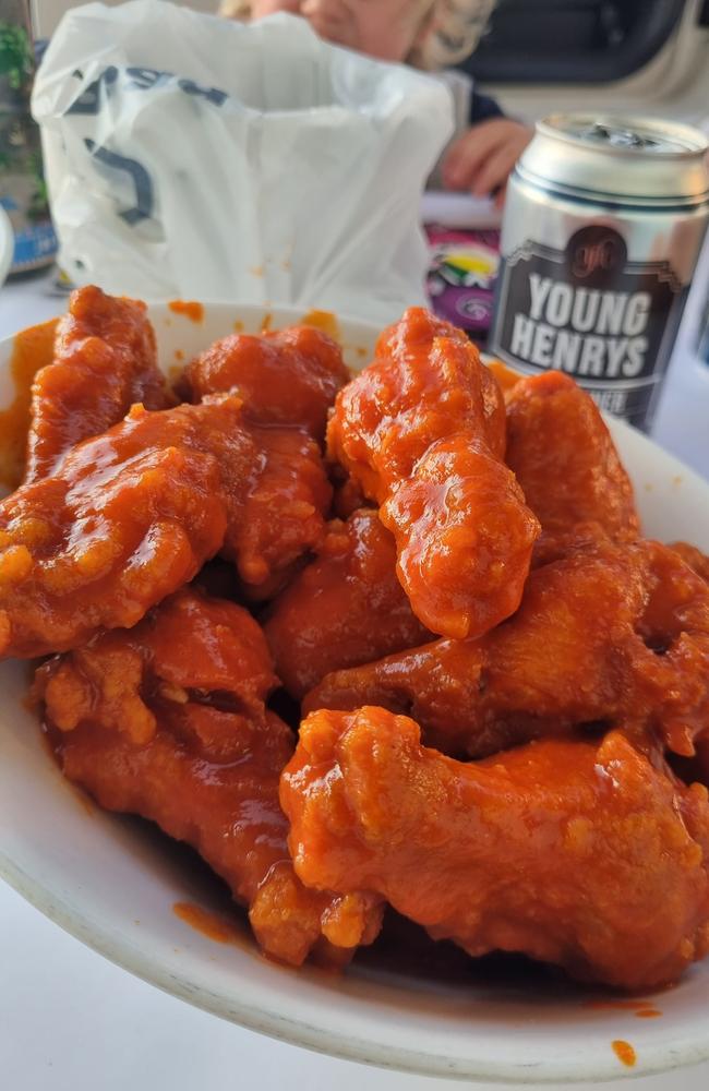 Some of Wing Fury’s popular chicken wings.