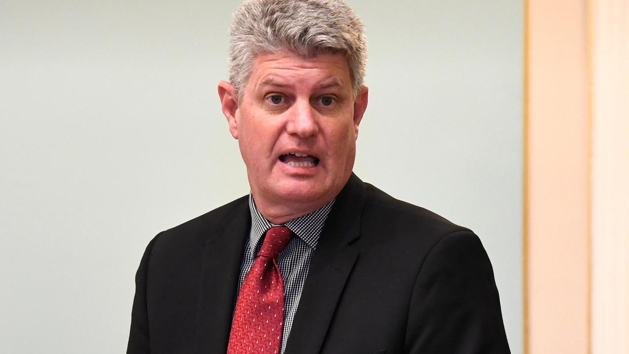 Queensland Tourism Minister Stirling Hinchliffe during Question Time last month. Picture: NCA NewsWire / Dan Peled