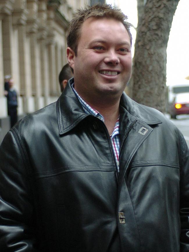 Carl Williams leaves the Supreme Court in May 2004.