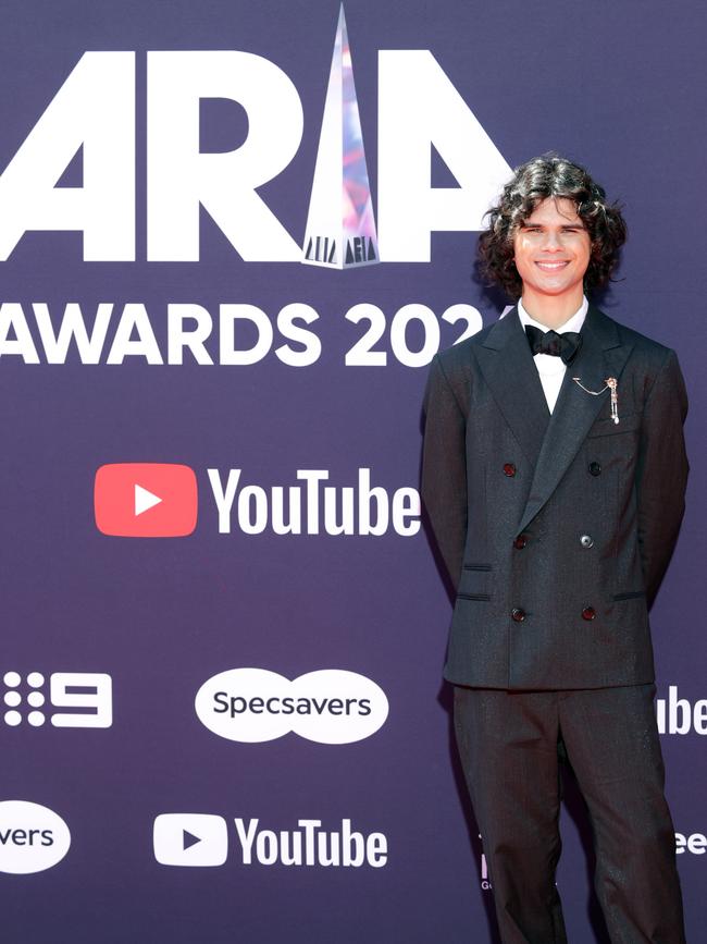 Budjerah performed at the 2024 ARIA Awards. Picture: NewsWire / Christian Gilles