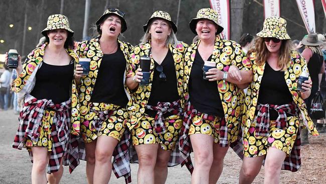 Matching costumes, outfits and accessories were common at The Gympie Music Muster. Picture: Patrick Woods.