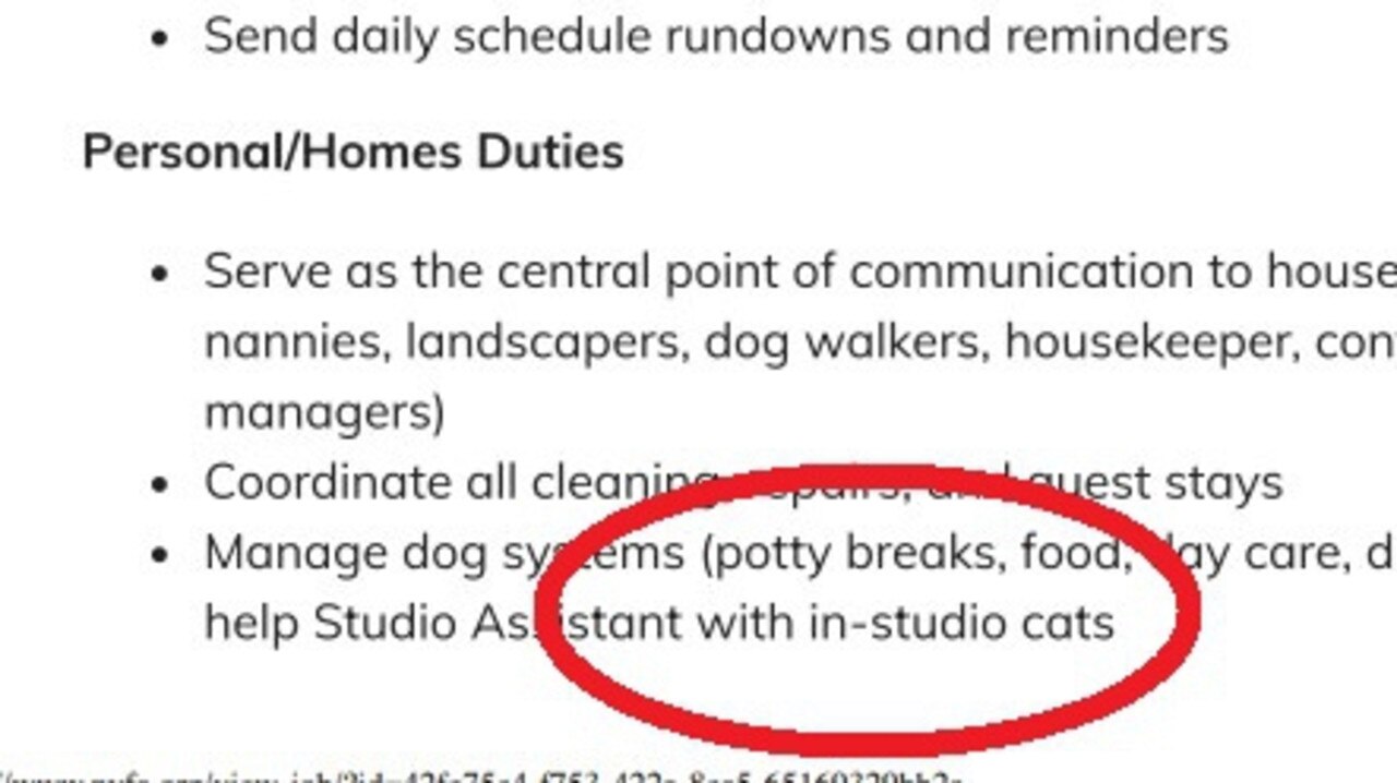 Naturally, you’d have to lend a hand with the ‘in-studio cats’.