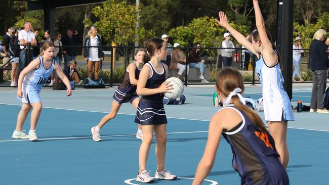 St Margaret's v Ipswich Girls' Grammar Junior Netball.