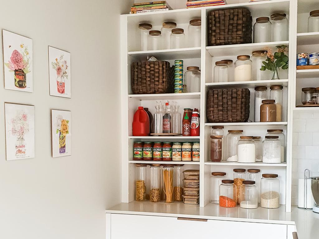 Tanzin said cooking has been easier since she has organised her pantry. Picture: Tanzin Cook