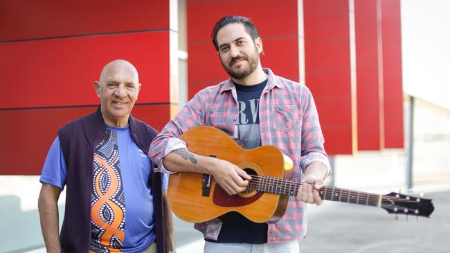 Vic Simms and Luke Peacock are writing songs together and hope to make an album and then tour. Picture: Brad Hunter