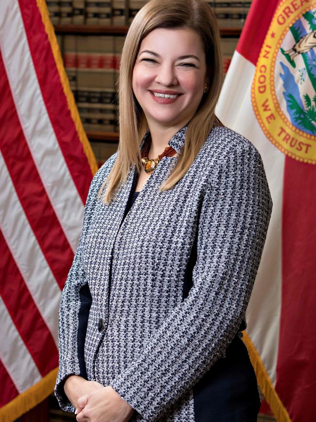 Justice Barbara Lagoa is one of the favourites to replace Ruth Bader Ginsberg. Picture: AFP.