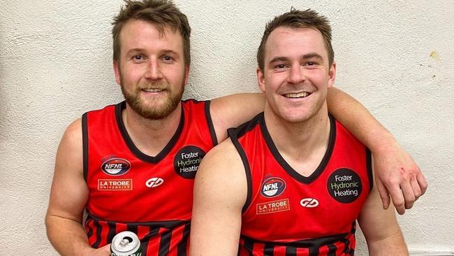 Tim Duckworth and Scott Conte returned for Panton Hill. Picture: Supplied