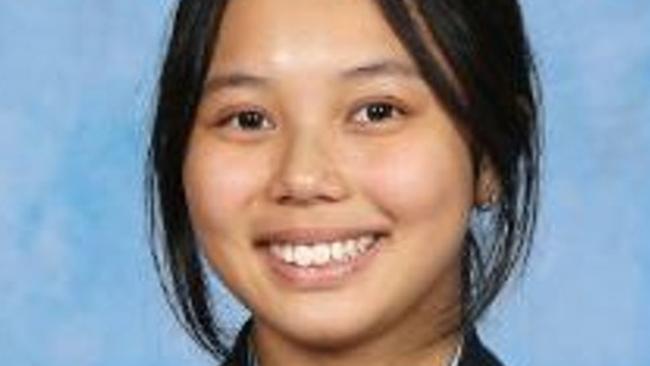 Emmaus Christian College Dux Lacey Le Phuong Khan. Picture: Supplied