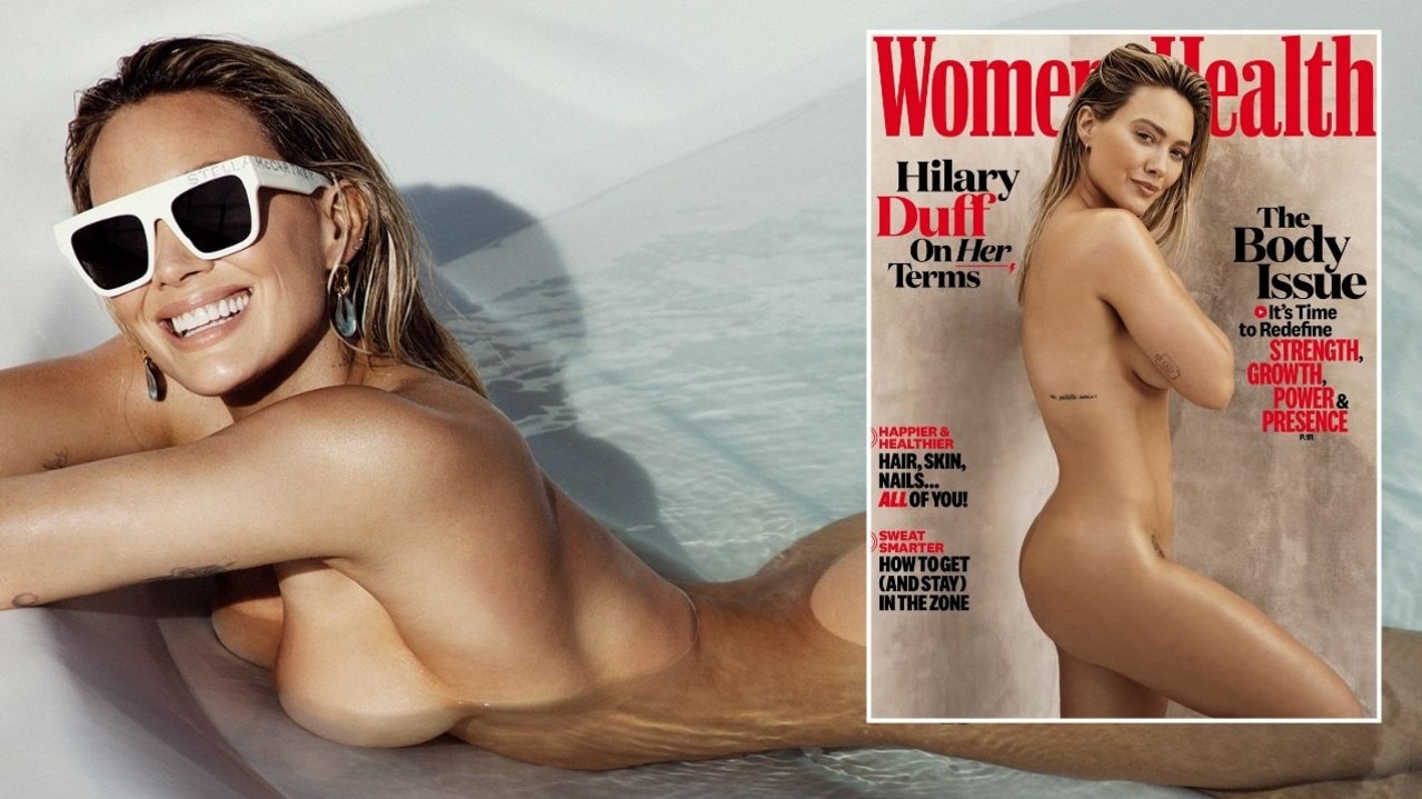 Hilary Duff Poses Nude On The Cover Of Women S Health Magazine News
