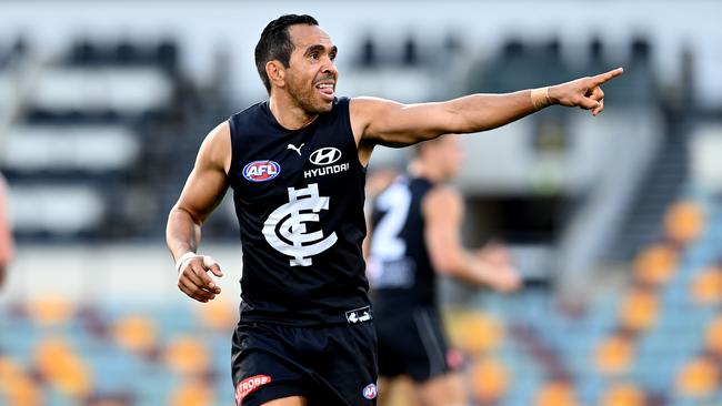 Eddie Betts at The Gabba. (Photo by Bradley Kanaris/Getty Images)